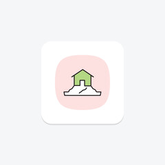 House Foundation, vector, pixel perfect, illustrator file