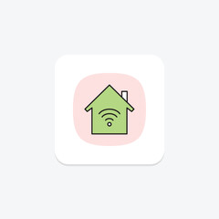 Smart Home, vector, pixel perfect, illustrator file