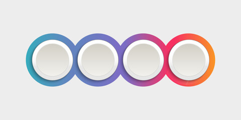 Modern circle Infographic symbol business for decoration