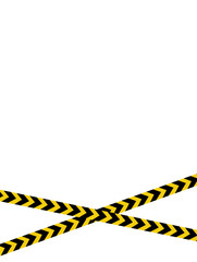 yellow and black rope police line crime scene . warning icon sign vector 