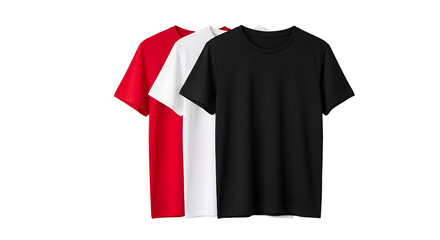 Classic Polo Shirts in White, Black, and Red