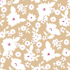 seamless pattern with flowers