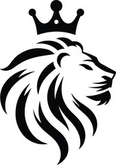 lion head silhouette