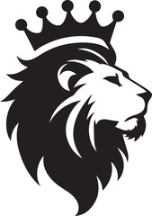 lion head silhouette