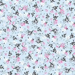 small  flower seamless pattern on background