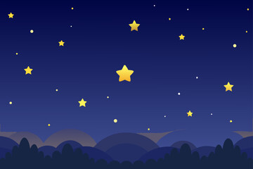 Fototapeta premium night sky and stars