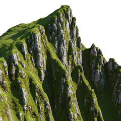 Jagged Green Peaks – Dramatic Mountain Landscape