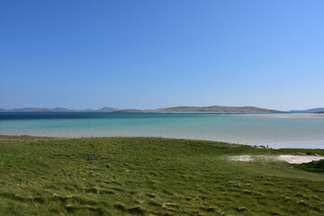 Blue Skies Over the Waters of Vatersay