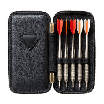 Keeper's tranquilizer dart case. Isolated white background. Png format