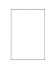 Blank rectangular shape with thin vertical lines