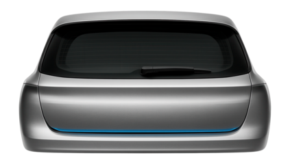 Hatchback trunk lid with rear window wiper mount