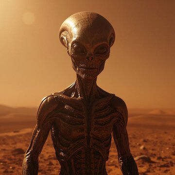 Alien creatures are mysterious, non-Earth beings with unknown origins, strange forms, and advanced intelligence.