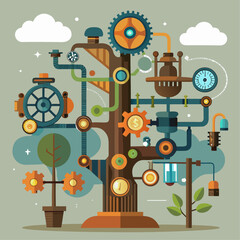 Obraz premium abstract vector illustration