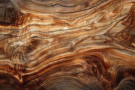 Macro close-up of detailed wood grain texture nat