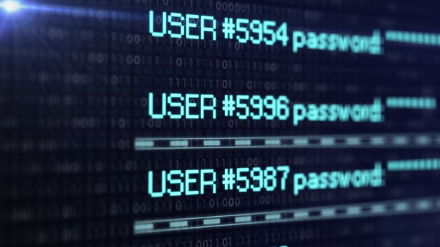 Security system warning about account blocking