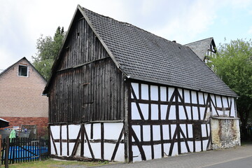 Blick in das Zentrum der Stadt Rennerod im Westerwald	