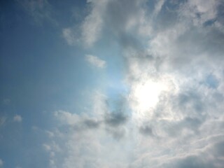 Fototapeta premium blue sky with clouds
