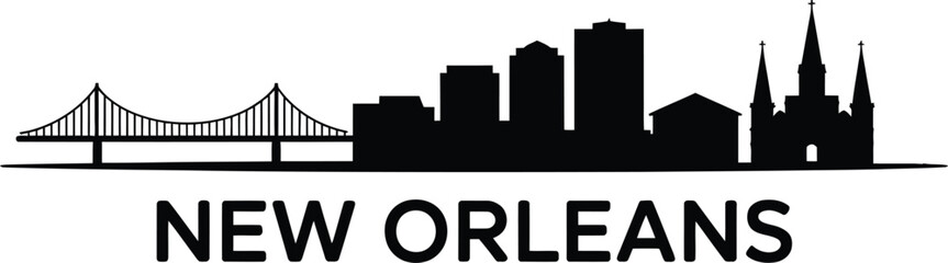 Phoenix Arizona Skyline Silhouette Vector Illustration with Cactus and Cityscape perfect for travel posters souvenirs and graphic design projects representing the city