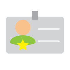 Loyalty Card Vector Flat Icon Design