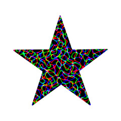 star vector illustration on Transparent background for holiday or decoration design