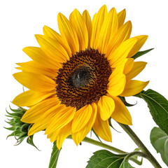 Obraz premium sunflower isolated on white background