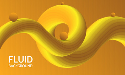 Fluid Background, Digital 3D fluid shape