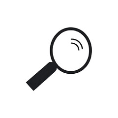 Magnifying Glass Icon: Search, Zoom, Investigation, Discovery, Exploration Symbol
