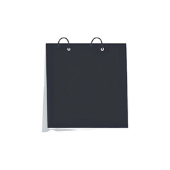 Elegant Black Notepad: Minimalist Design for Projects & Notes