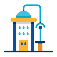 vector illustration of a lamp