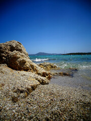 rocks and sea