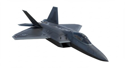 力強く飛行する戦闘機 高解像度画像 精密な描写. AI Generated