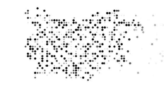 Bulgarian Borders Created With Particles