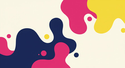 Abstract Colorful Liquid Shapes Background Modern Design Element