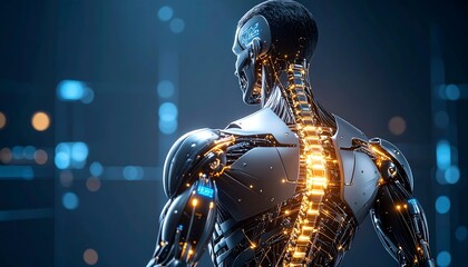 Viewing Cybernetic Humanoid with Integrated Technology