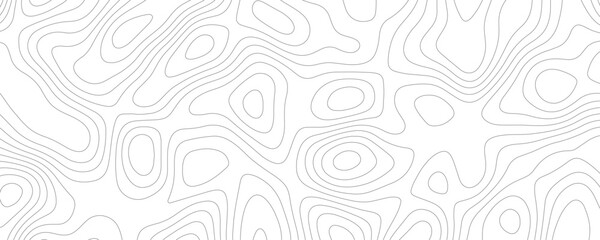 Black contour lines on white background topographic map pattern 1