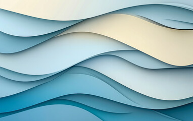Abstract background of soft and pastel color waves. Gradient colors for wallpaper. Banner for designing or promotion.