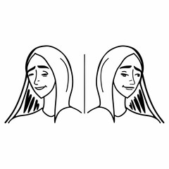 &ldquo;Conceptual Illustration of Social Isolation and Emotional Disconnection Between People&rdquo;