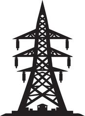 Electricity Tower icon vector