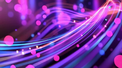 Vibrant abstract waves of light in a colorful gradient, creating a dynamic and energetic background