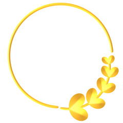 Emblem, frame badge, label badges for award, heraldic element on  transparent background