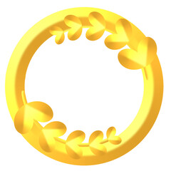 Emblem, frame badge, label badges for award, heraldic element on  transparent background