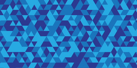 Triangle Vector Abstract Geometric Technology seamless pattern Background. triangular mosaic backdrop design. Triangle polygonal square abstract banner background.