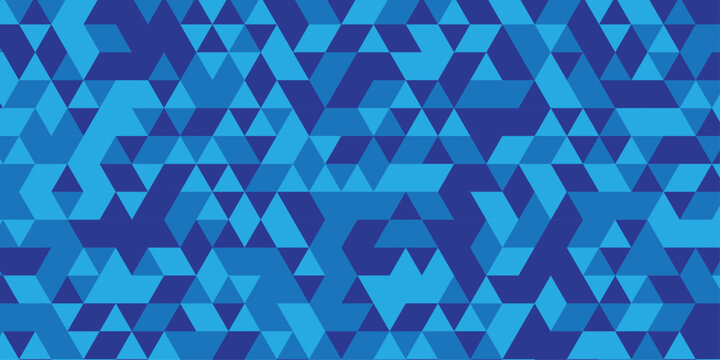 Triangle Vector Abstract Geometric Technology seamless pattern Background. triangular mosaic backdrop design. Triangle polygonal square abstract banner background.