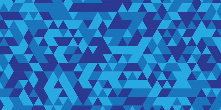 Triangle Vector Abstract Geometric Technology seamless pattern Background. triangular mosaic backdrop design. Triangle polygonal square abstract banner background.