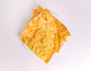 Puri Paratha White Background image