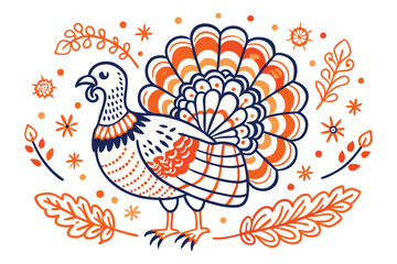 vector illustration of a bird