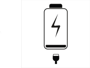 low battery icon vector illustration