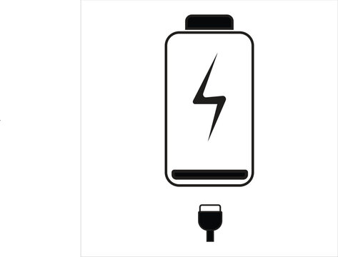 low battery icon vector illustration