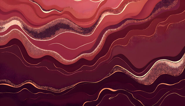 Waves: Luxurious Fluid Texture Background