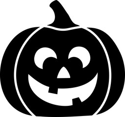 Halloween pumpkin face silhouette vector.
Halloween pumpkin silhouette with face isolated.
Jack o lantern pumpkin for halloween.
Transparent background. svg.
